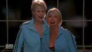 OLIVIA NEWTON-JOHN &amp; JANE LYNCH - Physical  (Glee)