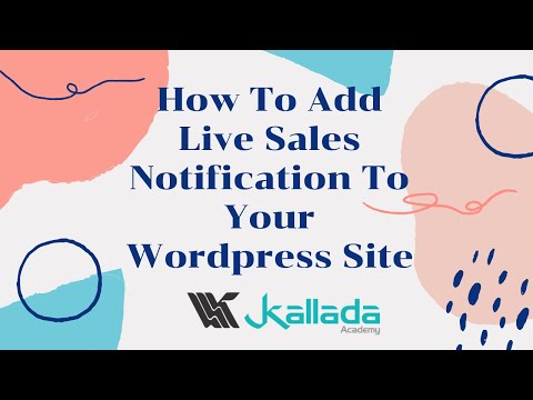 How To Add Live Sales Notification To Your Wordpress Site (Without Woocommerce)