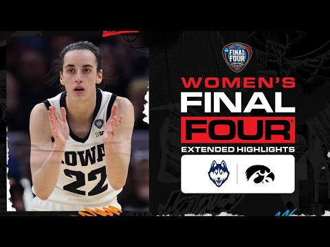 Iowa vs. UConn - Final Four NCAA tournament extended highlights