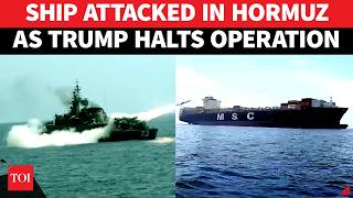 Massive Missile Attack On Western Ship In Hormuz As Trump 'SURRENDERS' Strait To Iran | WATCH