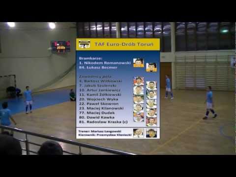 II PLF: Vamos Gdańsk vs. TAF Euro-Drób Toruń 4:3 (Bramki)