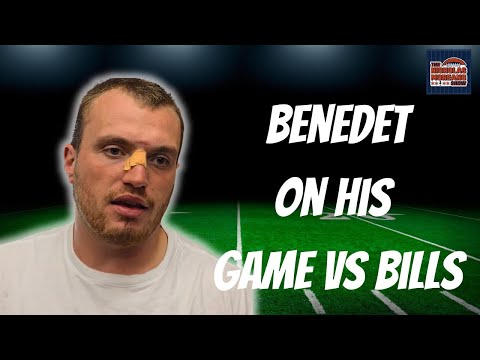 Bears left tackle Theo Benedet on his preseason game vs Bills