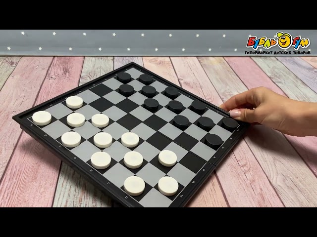 Игра настольная Lanson Toys Шашки логическая тактическое и стратегическое мышление 6лет - видео
