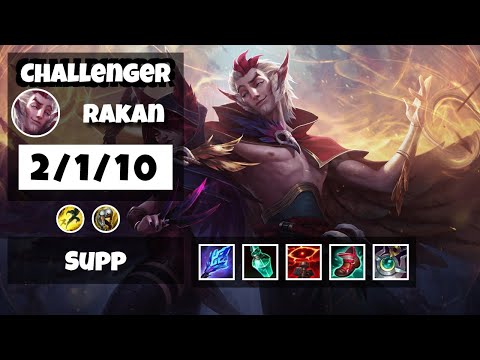 Rakan KOREAN Challenger SUPPORT (2/1/10) - v11.11