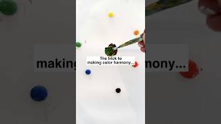 The trick to making color harmony...
