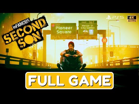 INFAMOUS SECOND SON PS5 Gameplay Walkthrough FULL GAME [4K 60FPS] - No Commentary