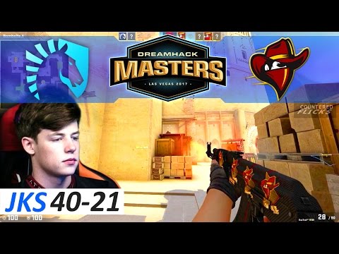 CSGO jks POV 40-21 vs Liquid (DreamHack Masters Las Vegas 2017 Qualifier)