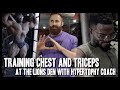 Training Chest & Triceps at The Lion's Den w/ The Hypertrophy Coach