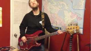 MATHIEU LEGER PLAYS "I DON'T MIND" JAMES BROWN (BASS COVER)