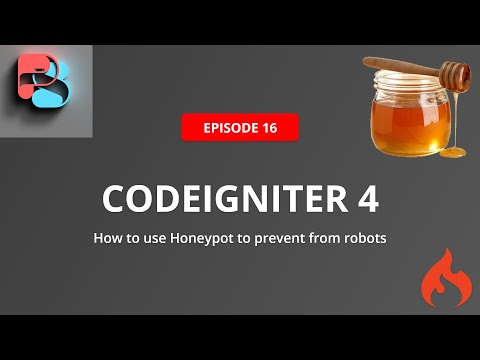 #16 How to use Honeypot to prevent from robots in Codeigniter 4 | Security Feature