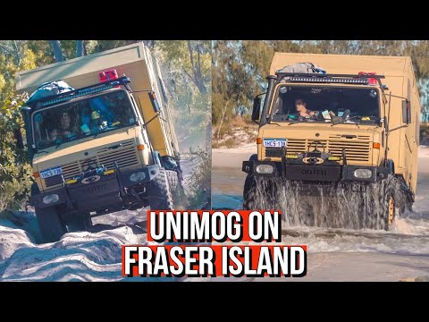 EX-Army 40-YEAR-OLD DIY Expedition Truck Offroading & 4x4 BEACH CAMPING On Wild K'Gari Sand Island