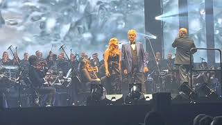 RED singing Canto Della Terra Duet with Andrea Bocelli in Krakow 2022