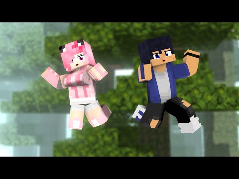 LOVE STORY COUPLE DANCE APHMAU FRIENDS EIN AND KC - MINECRAFT ANIMATION #shorts