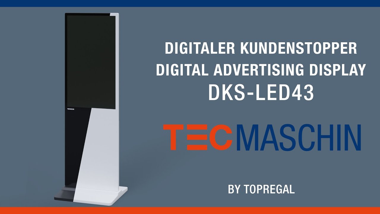 Produktvideo: Kundenstopper DKS-LED43