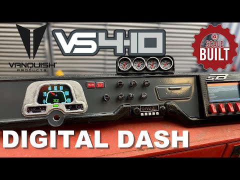Digital Dash for Vanquish Products VS4-10 vehicles - Phoenix - Ultra - Pro - by ScaleBuilt