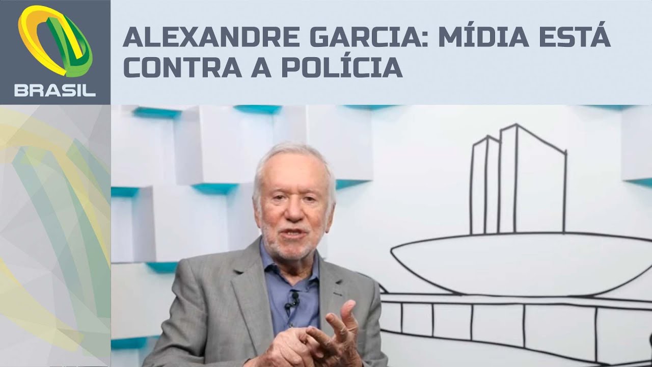 Alexandre Garcia: Mídia está contra a polícia
