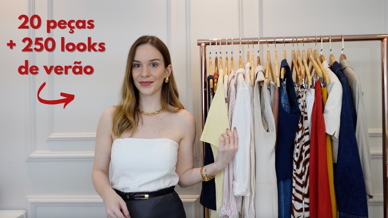 How to put together a smart SUMMER wardrobe (with 25 pieces)