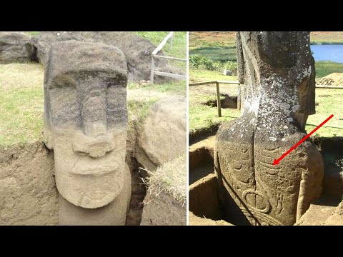 Scientists Reveal Giant Easter Island Moai Statues Are Covered In Mysterious Symbols