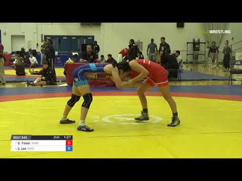 Women's Freestyle 53 Consi of 4 - Dajan Treder (Argo) vs. Shin Hye Lee (Kore)