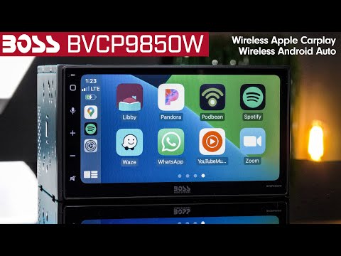 Boss BVCP9850W - Boss Audio's first Wireless Apple Carplay & Wireless Android Auto