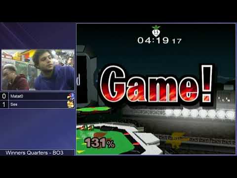 GSS 102 SSBM - Matat0 (Falco) vs. Ses (Fox) - Melee WQF