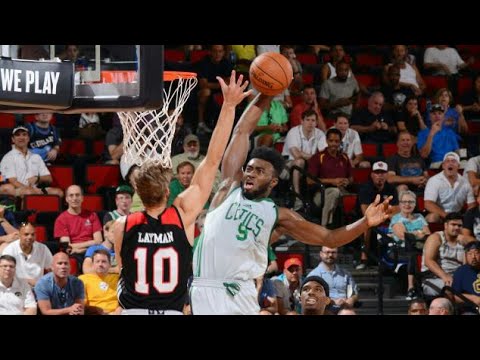 Jaylen Brown Nasty Facial Dunk On Two Defenders | 2017 NBA Summer League Highlights HD