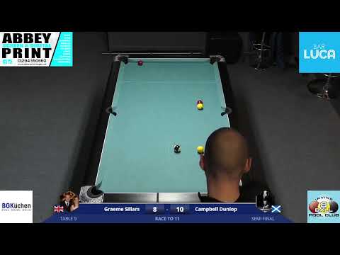Ayrshire Open Semi Final Main Table - Graeme Sillars v Campbell Dunlop