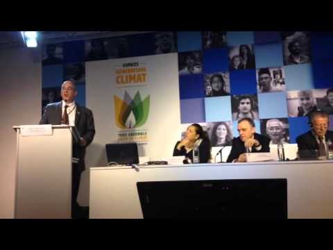 Il Presidente Rossi a Parigi discute di clima