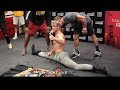 LOGAN PAUL SHOWS INSANE FLEXIBILITY AND DOES HANDSTANDS AHEAD OF KSI REMATCH!