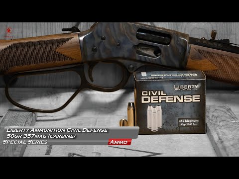 Liberty Ammunition Civil Defense 50gr 357mag Revolver Test