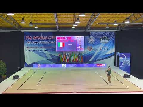 Final World Cup Aerobic Gymnastics Cantanhede 2022 Italy CUTINI Sara