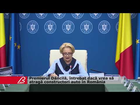 Thumbnail for Premierul Dancila, intrebat daca vrea sa atraga constructori auto în Romania by Automobile, Volkswagen, Car