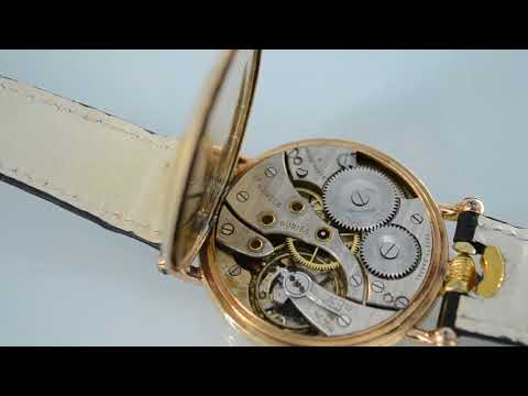 Rare Vintage Rolex Solid Gold Panerai Caliber 17 jewels