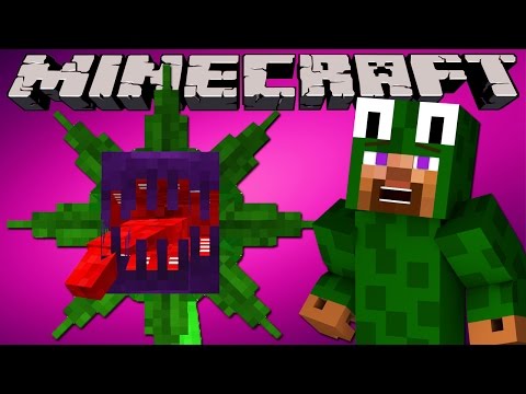 Minecraft Mods : LUCKY BLOCK BOSS CHALLENGE - Man Eating Plants!