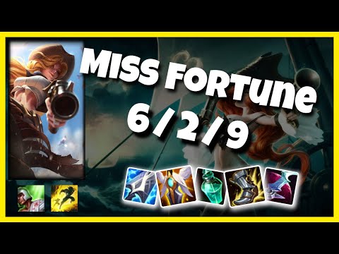 Miss Fortune Bot Lane 10.25 Challenger Gameplay Replay S11 (6/2/9) - EU