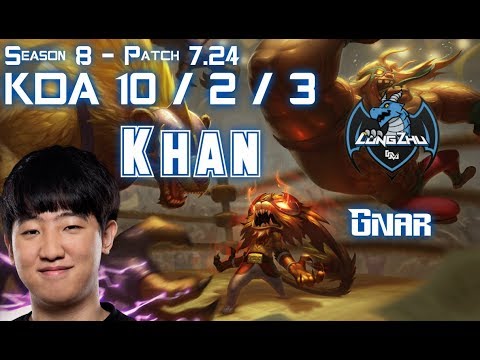 LZ Khan GNAR vs CAMILLE Top - Patch 7.24 KR Ranked