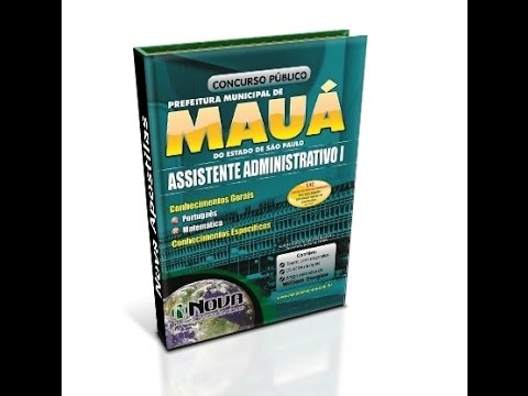 Apostila Prefeitura de Mauá 2014 - Assistente Administrativo I