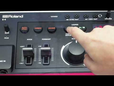 Factory Reset Roland E-4 Voice Tweaker