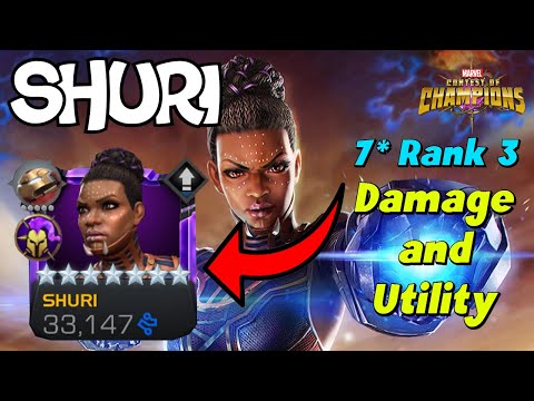 SHURI - DAMAGE & ROTATION SHOWCASE! - 7* RANK 3