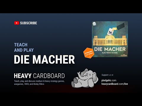 Die Macher 5p Teaching & Play-through by Heavy Cardboard