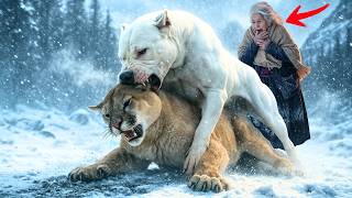 Este DOGO ARGENTINO salvó a su DUEÑA del ATAQUE de un PUMA