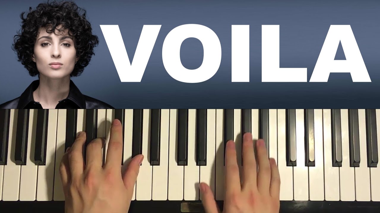 How To Play - Barbara Pravi - Voilà (Piano Tutorial Lesson)