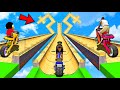 FRANKLIN AND SHINCHAN TRIED CRAZY LONG MEGA RAMP JUMP CHALLENGE BY CARS GTA 5