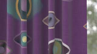 Комплект штор «Рентвирес (фиолетовый)» — видео о товаре
