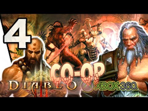 Diablo 3 Xbox 360/PS3 Monk and Barbarian Co-op Gameplay Walkthrough Part 4 - New Skills [HD]