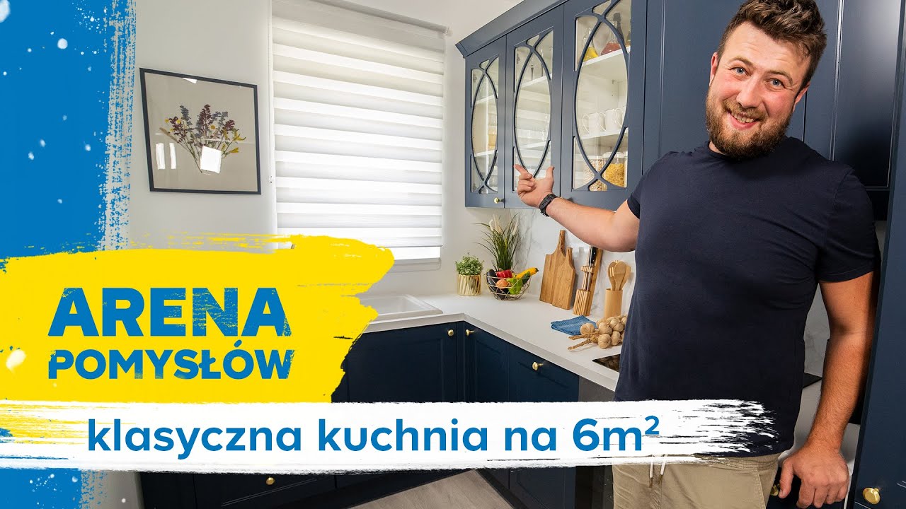 Klasyczna kuchnia na 6m2 / Arena pomysłów odc. 4