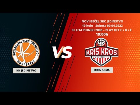 Stream uživo KK"JEDINSTVO"Novi Bečej - KK"KRIS KROS" Pancevo 10 kolo - Subota 09.04.2022 19:00h