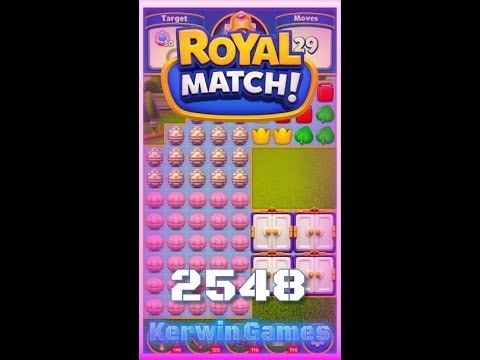 Royal Match Level 2548 - No Boosters Gameplay