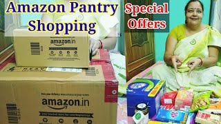 Amazon Grocery Unboxing | Amazon Grocery Haul | All about Amazon Pantry Shopping | Crazy 4 Food