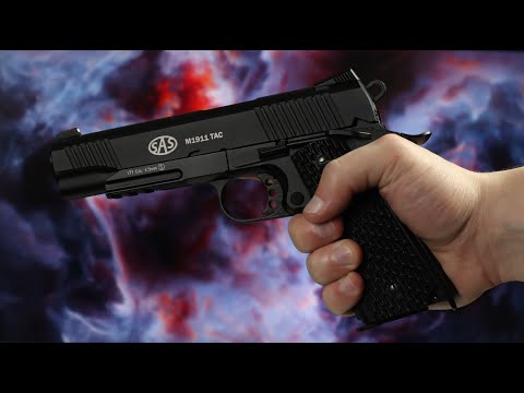 Обзор пневматического пистолета SAS M1911 Tactical 4,5 мм
